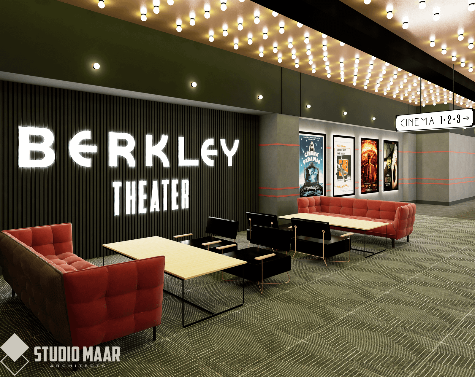 Berkley Theater Interior - Cinema Lobby